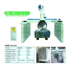 Block cutting machine