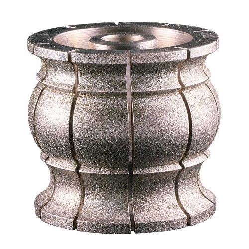 Granite And Marble Electroplated Diamond Profile Wheel Aluminum Abrasive Sandin 