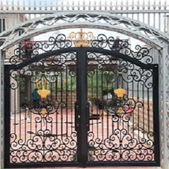 iron door