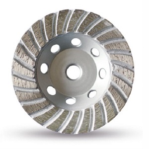 turbo cup wheel with lron base