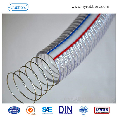 PVC SPIRAL STEEL WIRE REINFORCED HOSE