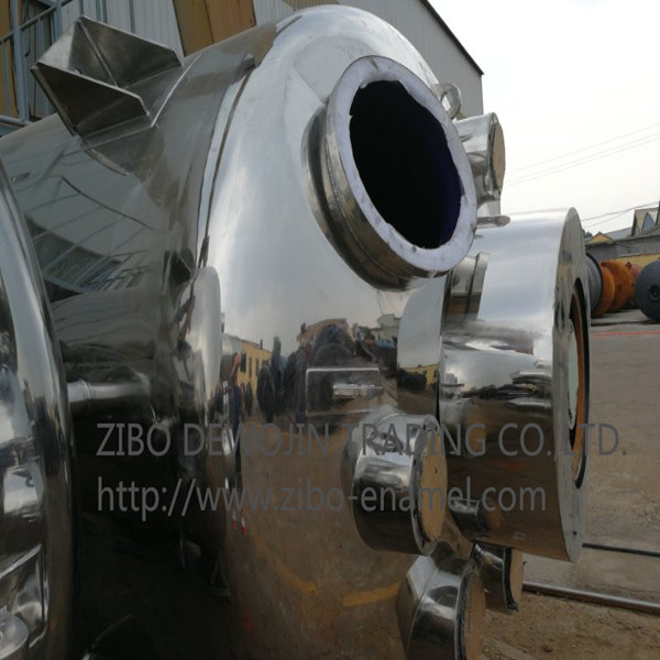 Glass Lined Reactor With Stainless Steel Cladding For Pharmacy And Foodstuff