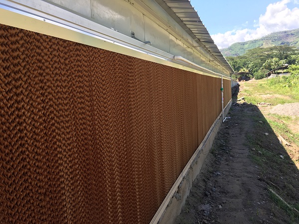 Wet curtain Cooling pad