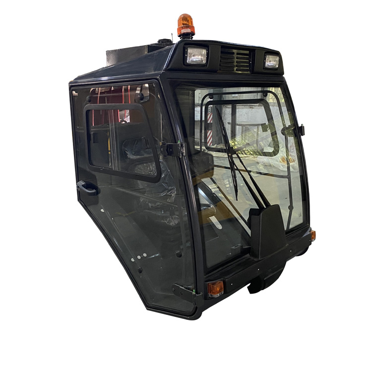 sweeping machine cabin assembly