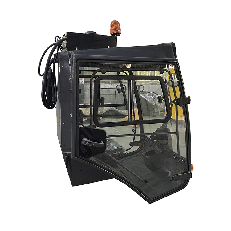 sweeping machine cabin assembly