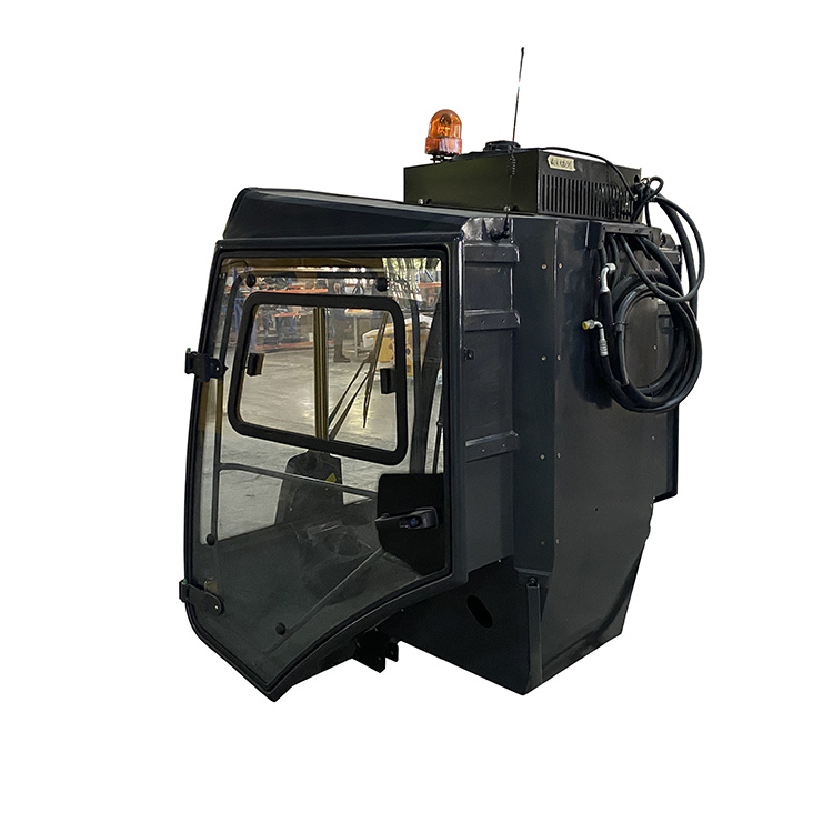 sweeping machine cabin assembly