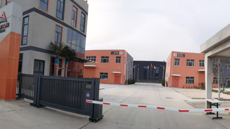 Real view of factory building