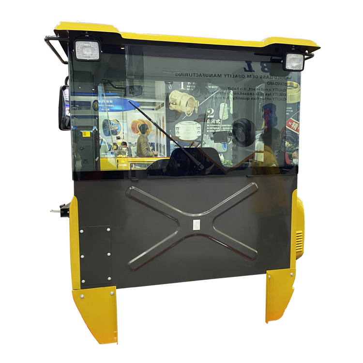 wheel loader operator cab