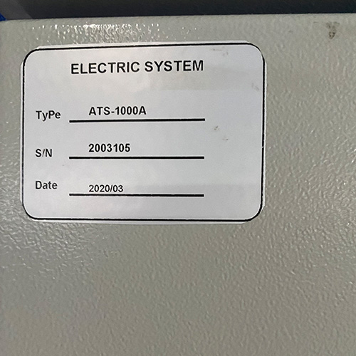 Auto Transfer Switch (ATS) Cabinet 1000Amps