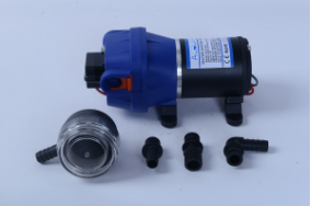 Four chamber diaphragm pump